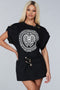 SAFETY PIN TSHIRT DRESS